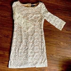Ronni Nicole white dress
